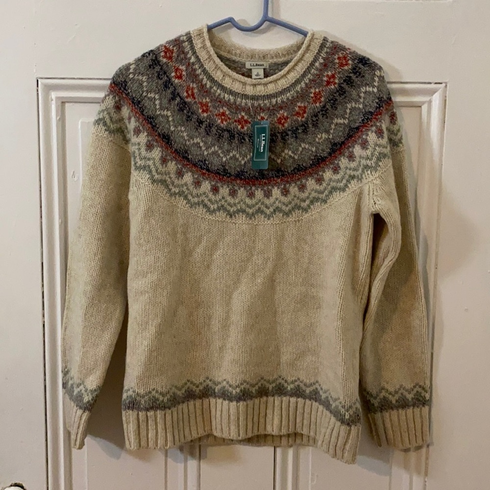 LL Bean wool sweater